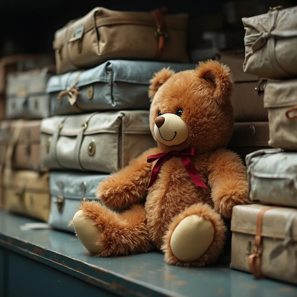 Child's teddy bear found among parcels